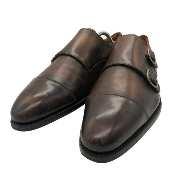 【極美品 定価4万】S&L グッドイヤーウェルト ダブルモンク シューツリー付 セプランドル グッドイヤーウェルト レザーシューズ ダブルモンク