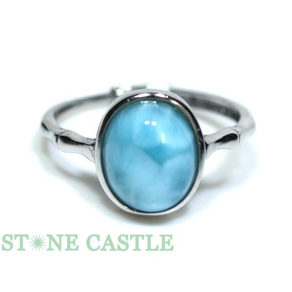 天然石　お守り　リング　ラリマー 1点もの】選べるラリマーリング（シルバー製） | 天然石HAZU