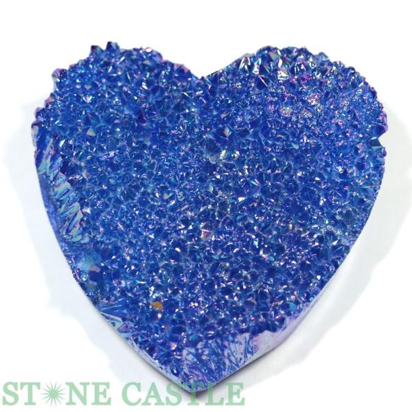 石流通センター 原石一点物 天然石 原石 ハート型 オーロラ