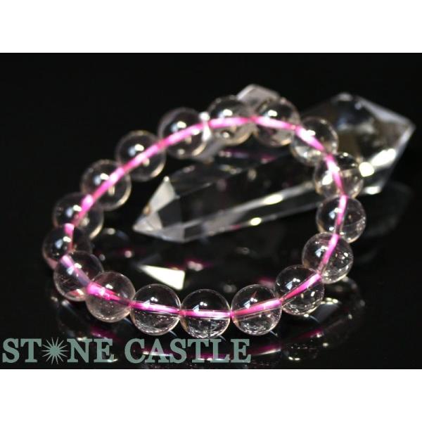 メーカー直販最新入荷 の高級一点物 天然石 ブレスレット ピンクエンジェルラダークォーツ 約11 5 12mm No 04 鑑別済 ケース付 パワーストーン 新品の