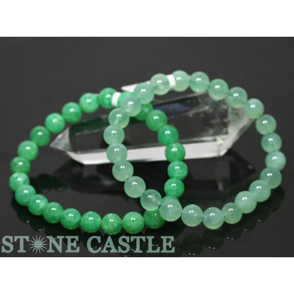 高品質　クリソプレーズ ブレスレット　 天然石 パワーストーン 石流通センター 高品質 天然石 ブレスレット クリソプレーズ (3A) (約
