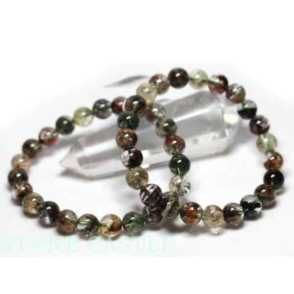 石流通センター 高品質 ブレスレット ガーデンクォーツ(四季) (3A) (約8〜8.5mm) 天然石 パワーストーン