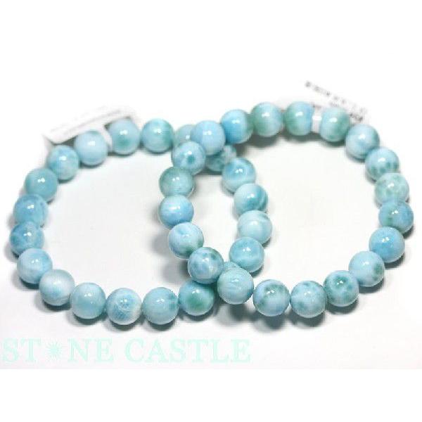 石流通センター 高品質 ブレスレット ラリマー (3A) (約9〜9.5mm  