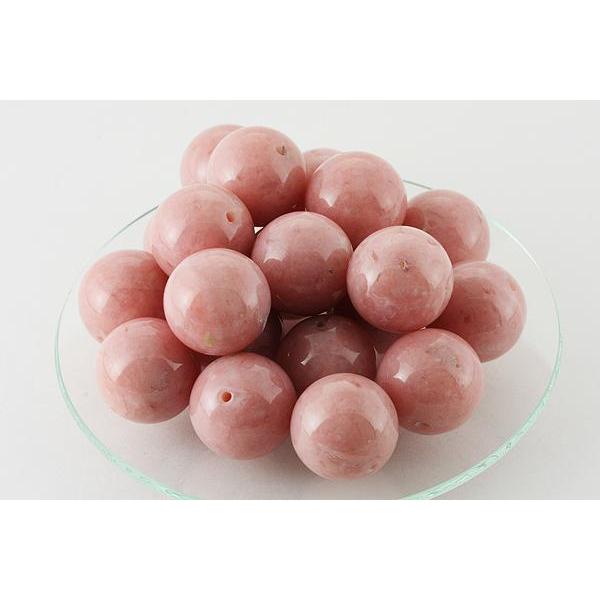 石流通センター 丸ビーズ ピンクオパール (3A) 16mm 1粒売り