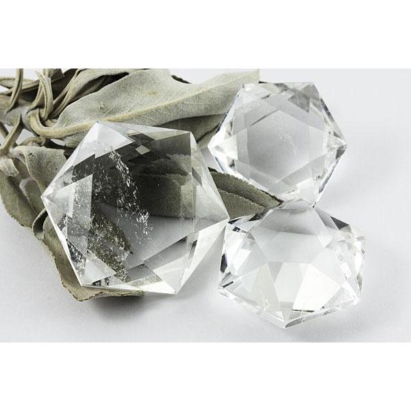 六芒星形】アイオライトの置物 パワーストーン インテリア小物 六芒星