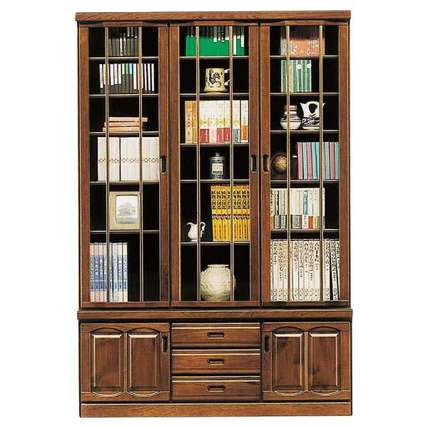 書棚 本棚 完成品 扉付き 幅135cm 日本製 和風モダン 大容量 開 書棚 本棚 完成品 扉付き 幅135cm 日本製 和風モダン 大容量 開
