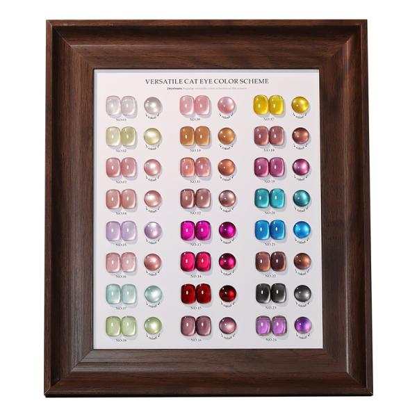 雲夢星辰 キャッツアイジェル マグネットジェル 15ml 全24色 猫目ネイル