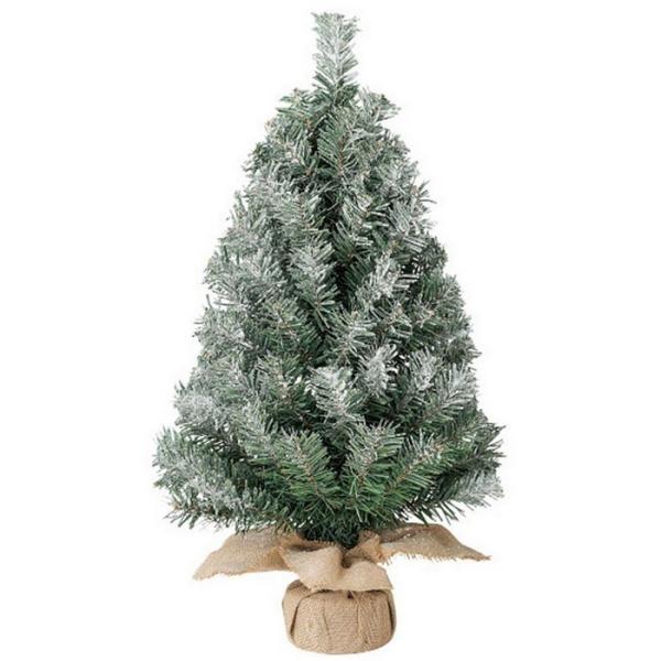 クリスマスツリー 卓上  _ミニラップクリスマスツリー スノー H60cm 1本_58-33-1-5_8725-2077