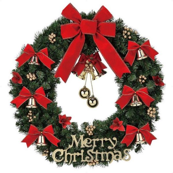 ストア・エキスプレス リース 玄関 _【直径80cm】オーナメント付き