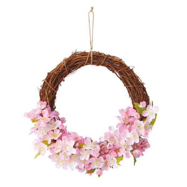 専用作品♡大人お洒落な春桜リース♡フラワーリース♡玄関♡造花♡ 専用作品♡大人お洒落な春桜リース♡フラワーリース♡玄関♡造花