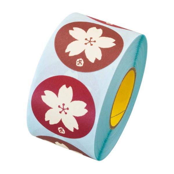 ストア・エキスプレス 【500枚入り】さくらギフトシール ロールシール_