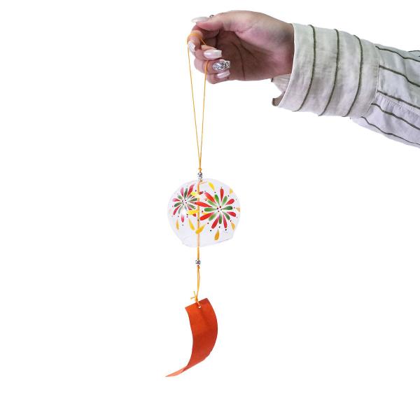 化粧箱入り】ガラス江戸風鈴 L40cm 花火 1個_55-10-7- | JChereヤフー