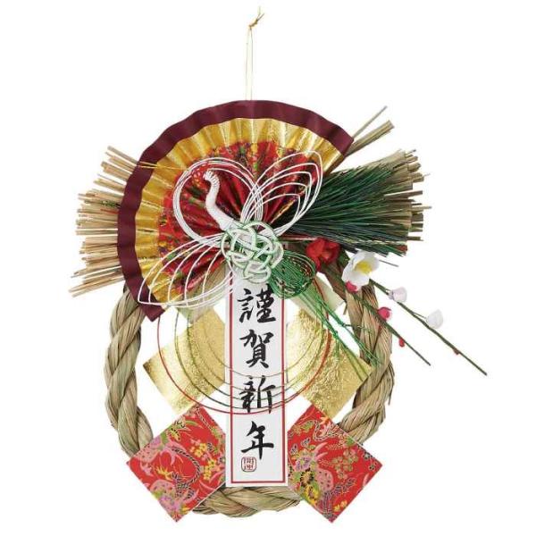 ストア・エキスプレス しめ縄飾り 謹賀新年 1個_58-184-5-1_7892-904
