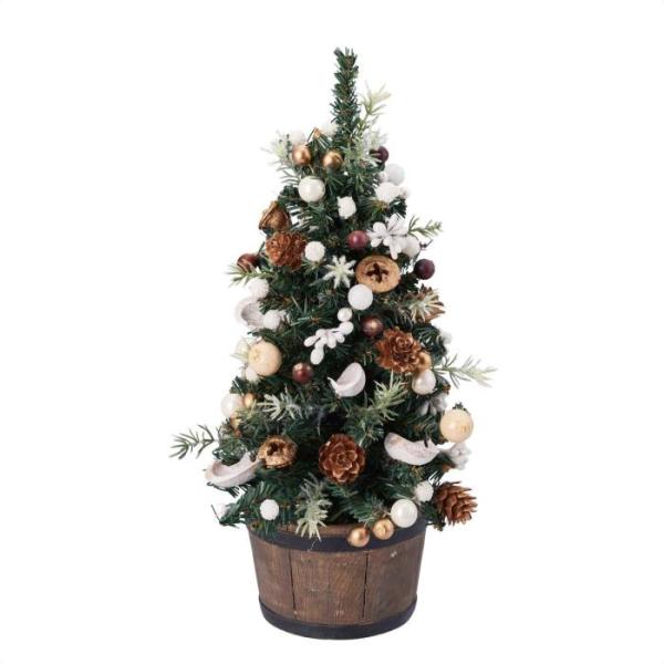 クリスマスツリー 卓上 北欧_【高さ33cm】 卓上クリスマスツリー ベリーゴールド 1個_58-43-3-3_8257-1734
