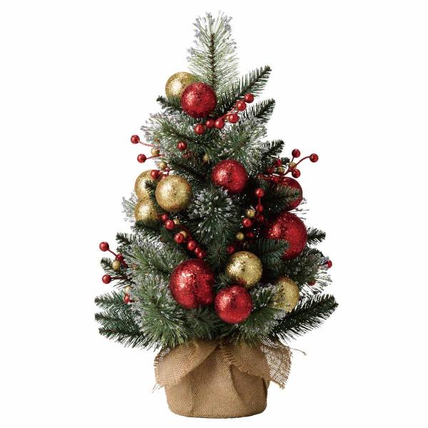 ストア・エキスプレス クリスマスツリー 卓上 北欧_バーラップ