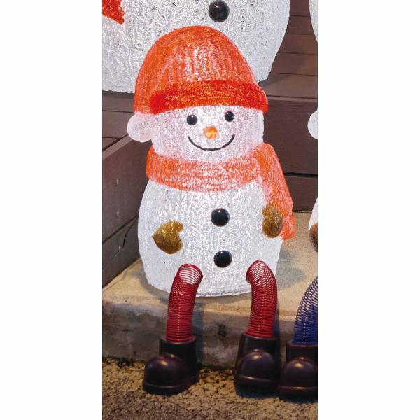 ‼️値下げ　LED ブリリアントモチーフ スノーマンリース ストア・エキスプレス イルミネーションライト 屋外 電飾 室内_LED