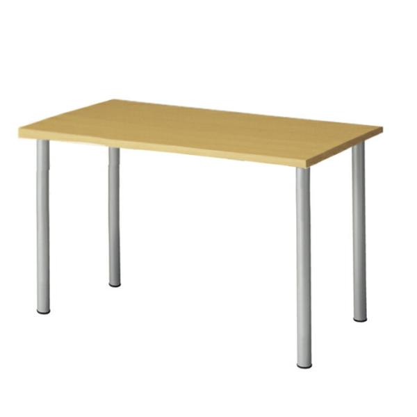 シンプルで手軽に使えるテーブルを、お手頃価格でご提供!●素材／天板：低圧メラミン化粧板24mm厚 エッジ：塩化ビニル 脚部：スチール製 粉体塗装●サイズ／幅120×奥行60×高さ70cm●重量／10kg●耐荷重／40kg●組立について／お客...