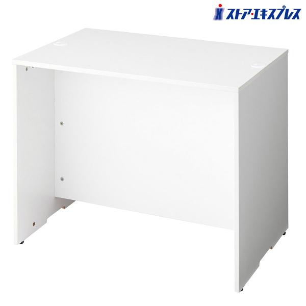 組み合わせ自在のレジ台&amp;カウンター。付属のネジで隣の本体同士を連結し、一体型としてご使用いただけます。コード穴があります。【サイズ】W90×D60×H71.2cm内寸：W86×D29×H68cm 天板：18mm厚【素材】木製 低圧メ...