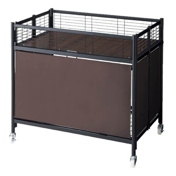 ■■商品特徴■■セール販売の必需品！豊富なオプションであらゆる売場に対応可能！●サイズ／本体：W90×D60×H83cm●素材／本体：スチール製 クロームメッキ 底板：合板●重量／17.7kg●その他仕様／耐荷重／本体：65kg 収納棚：3...