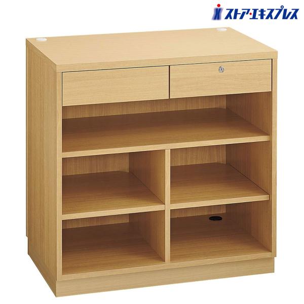 木製カウンターテーブル 引き出し付き na229. W90 カウンターテーブル 引き出し 木製 デスク 作業台