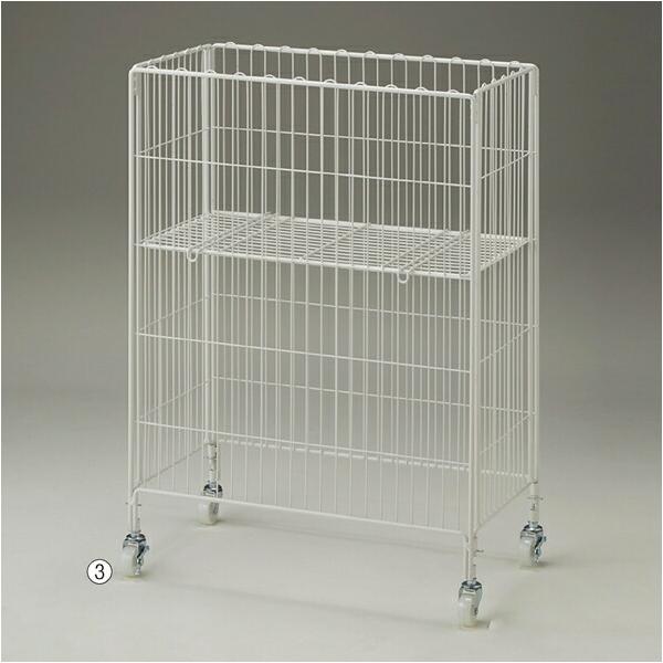 ■■商品特徴■■深さ調整ができ、さまざまな商品の大量陳列時に大活躍！【深さ変更機能】底板は横枠の位置で5段階に深さを調整できるので、商品のボリュームに合った陳列台にすることが可能です。※カゴの深さ最大71.5cm※折りたたんでコンパクトに収...