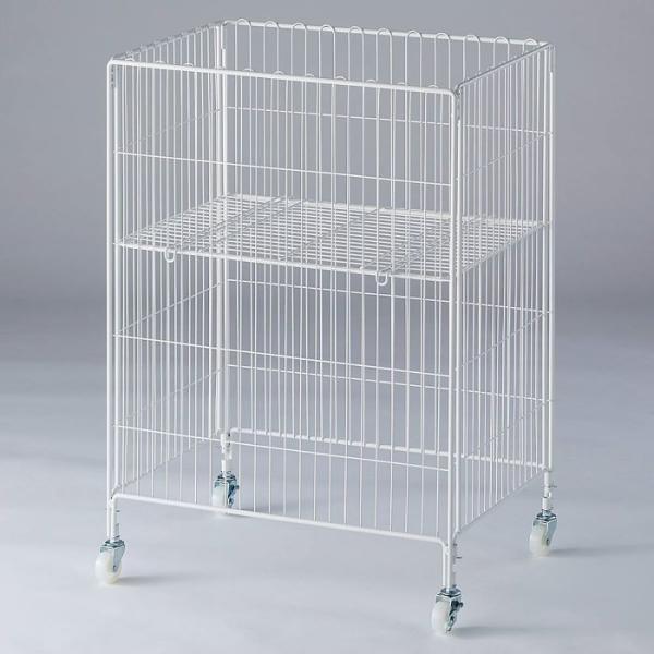 ■■商品特徴■■深さ調整ができ、さまざまな商品の大量陳列時に大活躍！【深さ変更機能】底板は横枠の位置で5段階に深さを調整できるので、商品のボリュームに合った陳列台にすることが可能です。※カゴの深さ最大71.5cm※折りたたんでコンパクトに収...