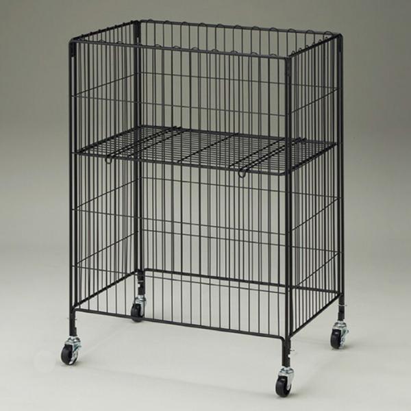 ■■商品特徴■■深さ調整ができ、さまざまな商品の大量陳列時に大活躍！【深さ変更機能】底板は横枠の位置で5段階に深さを調整できるので、商品のボリュームに合った陳列台にすることが可能です。※カゴの深さ最大71.5cm※折りたたんでコンパクトに収...