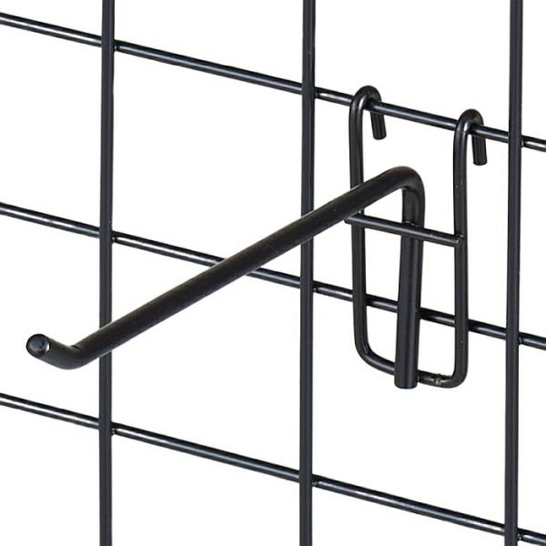 黒のネットフックが登場！！【サイズ】L15cmフック部：直径5mm 有効寸法：長さ13.5cm【素材】スチール製 粉体塗装【その他仕様】耐荷重：2kg