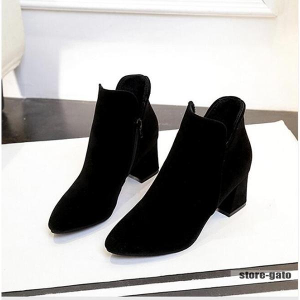 ブーティー ショートブーツ 18春夏 スエード靴 チャンキーヒール靴 ポインテッドトゥシューズ レディース Buyee Buyee Japanese Proxy Service Buy From Japan Bot Online