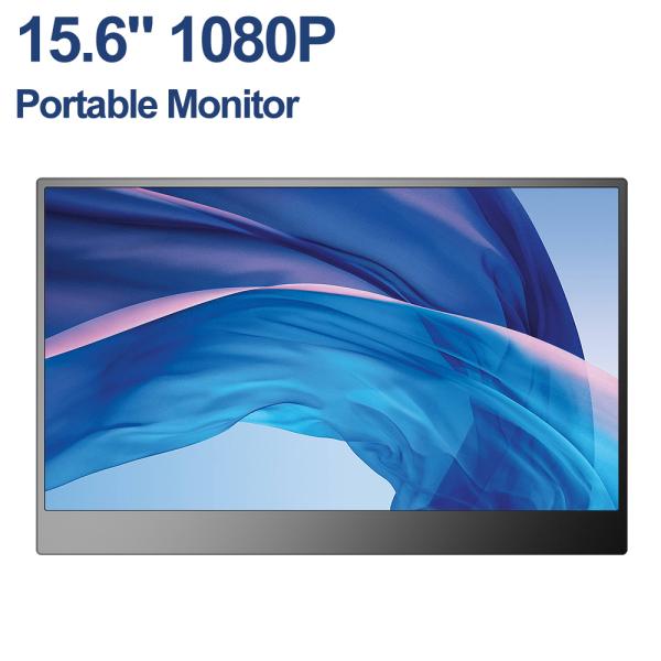 品名：15.6インチフルHDモバイルモニターサイズ：15.6インチ解像度：1920x1080アスペクト比：16:9パネル：IPS表示色：1670万表面処理：光沢パネルスピーカー：内蔵インターフェイス：黒03B：HDMI、Type C黒07E...