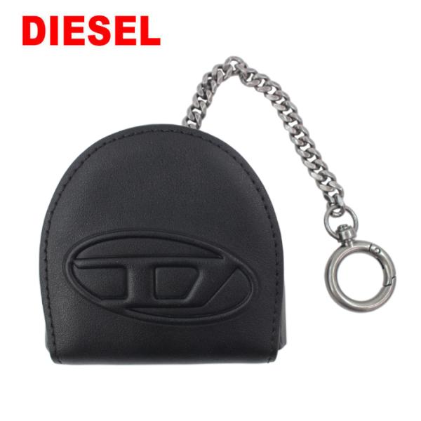 未使用！ DIESEL ディーゼル ケース ブラック コンパクトケース DIESEL ディーゼル 財布 X08445 P4445 T8013 ブラック コインケース