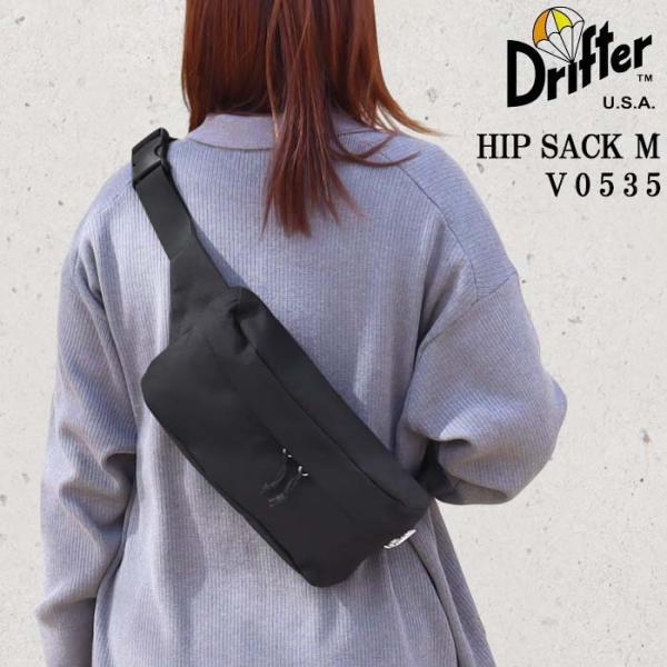 【6/16まで送料込】17枚セット R＆B、HIP HOP等 Drifter（ドリフター） 並行輸入品 バッグ V0535 CLASSIC HIP SACK M