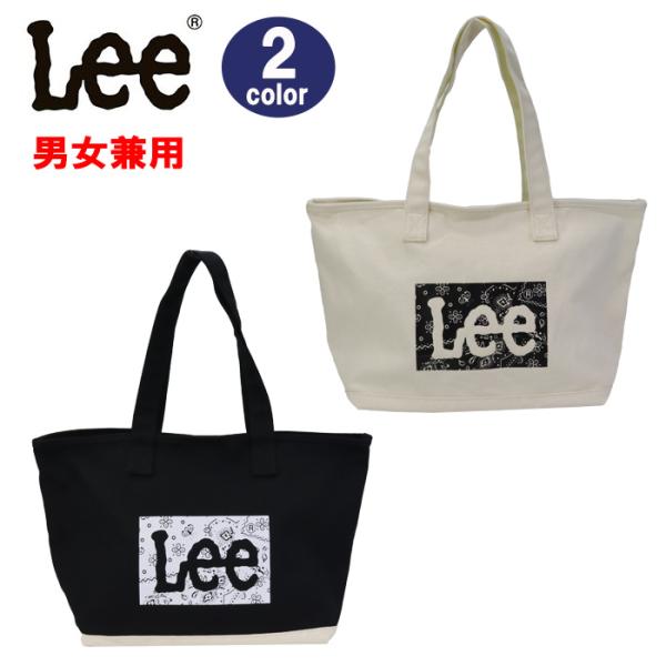 Lee（リー） 0426234 トートバッグ バンダナ柄 ロゴプリント A4対応 大