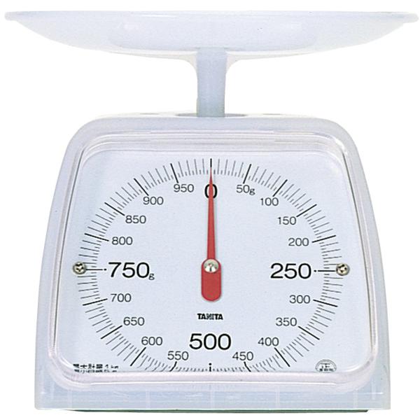 タニタ tanita クッキングスケール キッチン はかり 料理 アナログ 1kg 5g単位 クリアホワイト KA-001 CW