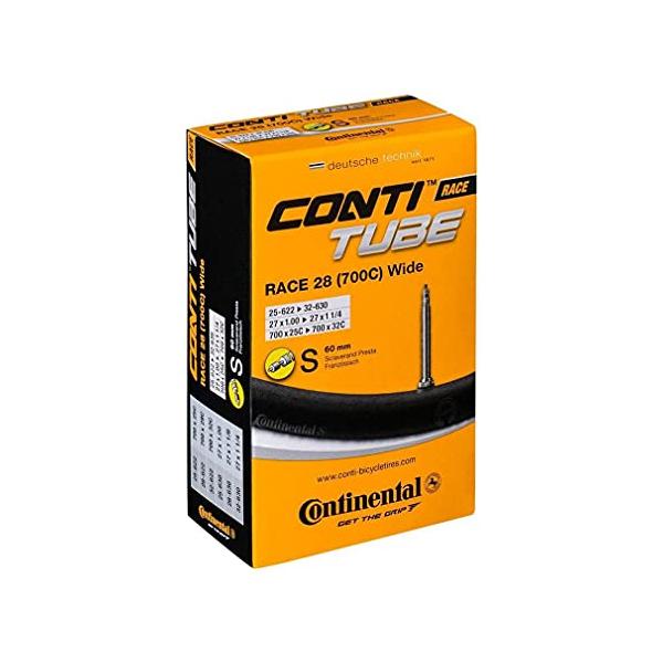 他サイト： コンチネンタル(Continental) チューブ Race28 Wide 700×25-32C 仏式 (60mm) 2本セット 並行輸入品の商品画像