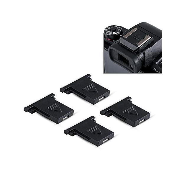 JJC ホットシューカバー ブラック 4個入 キヤノン EOS R6 R5 R RP 5D Mark IV III 6D Mark II 9