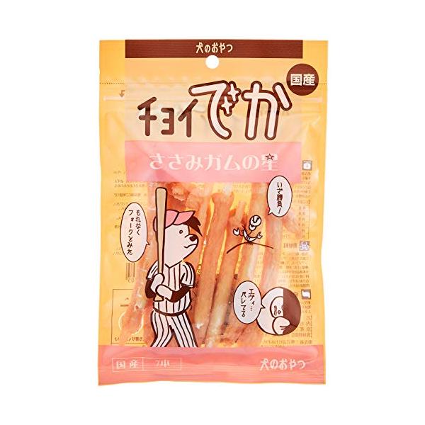 他サイト： チョイあげ チョイでか 犬用おやつ ささみガムの星 7個 (x 3) (まとめ買い)の商品画像