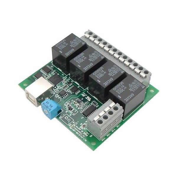 ワイツー USB 2.0対応 リレー出力ボード RLY-P4/2/0B-UBT
