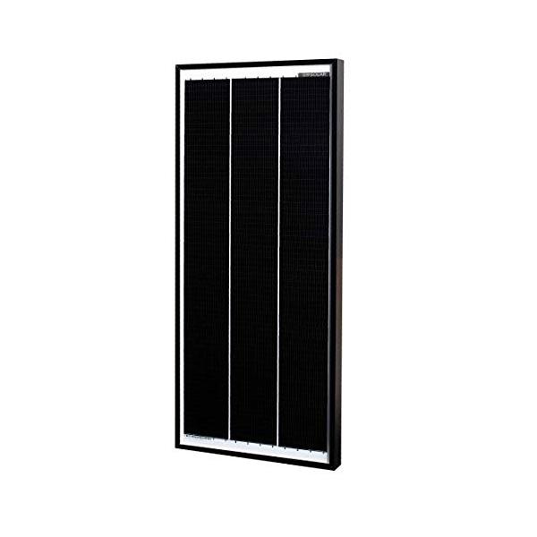 影に強い GWSOLAR 18W ソーラーパネル12V充電用/3並列/ 逆流防止ダイオード内蔵小型サイズ 490x215x25 mm影に強い