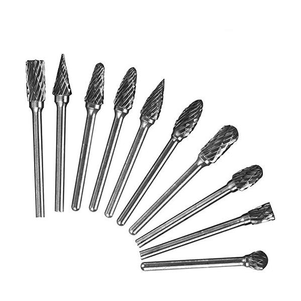 ZOYUBS 超硬バー タングステンバー 超硬タングステンでゴリゴリ削れる ロータリーヤスリ タングステン製 リューター ビット 超硬ドリル