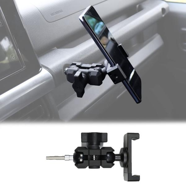 新型スズキジムニー スマホホルダー JB64 ジムニーシエラJB74 ノマドJC74 車載ホルダー 携帯ホルダー 車用 内装パーツ アクセサ