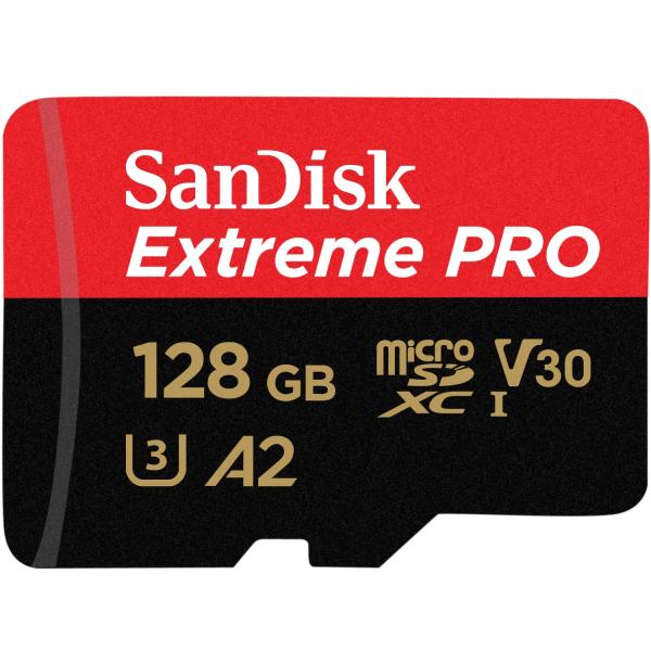 microSDXC 128GB SanDisk サンディスク Extreme PRO UHS-1 U3 V30 4K Ultra HD 対応