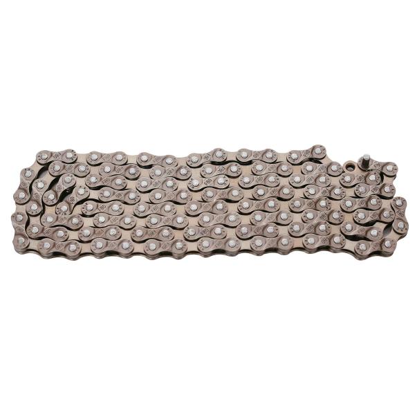 FSC変速自転車用チェーン、６速、７速、８速通用、116L 型番：F80 (ブラウン)