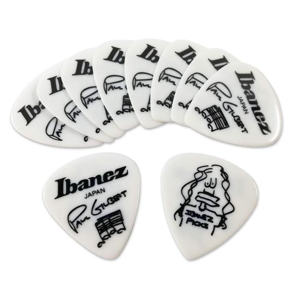 他サイト： IBANEZ 1000PG-WH ポールギルバートピック ギターピック×10枚の商品画像
