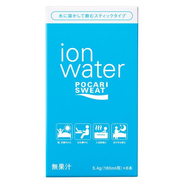 他サイト： イオンウォーター 大塚製薬 ポカリスエット イオンウォーター パウダー(180ml用)スティックタイプ (5.4gx8本)×6個の商品画像