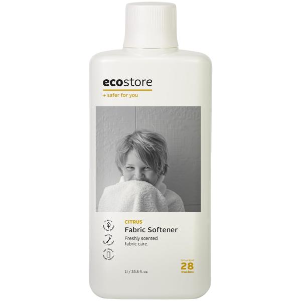 他サイト： ecostore(エコストア) ファブリックソフナー シトラス 1L 柔軟剤 柔軟仕上げ剤 洗剤 植物由来 肌にやさしいの商品画像