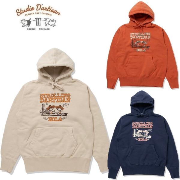 STUDIO DARTISAN ダルチザン　プリントパーカー 　L STUDIO DARTISAN ダルチザン プリントパーカー L