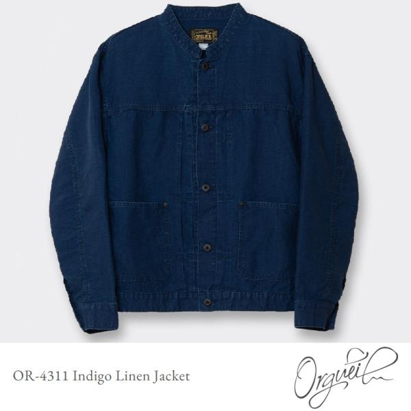 ORGUEIL（オルゲイユ） ORGUEIL Indigo Linen Jacket OR-4311