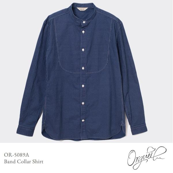 ORGUEIL OR-5089A Band Collar Shirt オルゲイユ 通販 バンド 