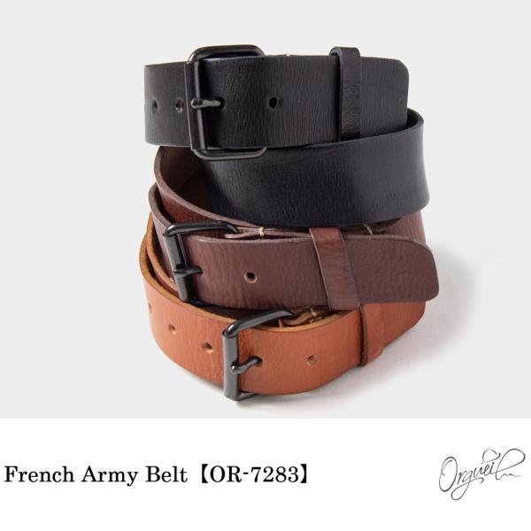 ORGUEIL オルゲイユ フレンチアーミー レザー ベルト OR-7283 ORGUEIL（オルゲイユ） ORGUEIL French Army Belt OR-7283 フレンチ